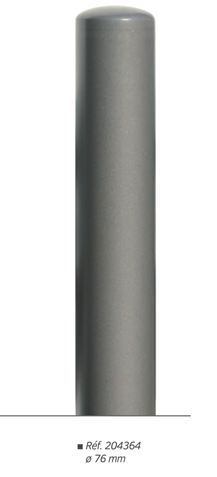 Potelet en acier galvanisé, peint sur galva ou peint sur zinc - Tube acier Ø60, 76, 90, 114 ou 168 mm - CARREFOUR_0
