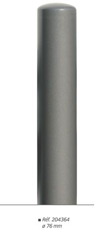 Potelet en acier galvanisé, peint sur galva ou zinc - Tube acier Ø60, 76, 90, 114 ou 168 mm - Carrefour_0