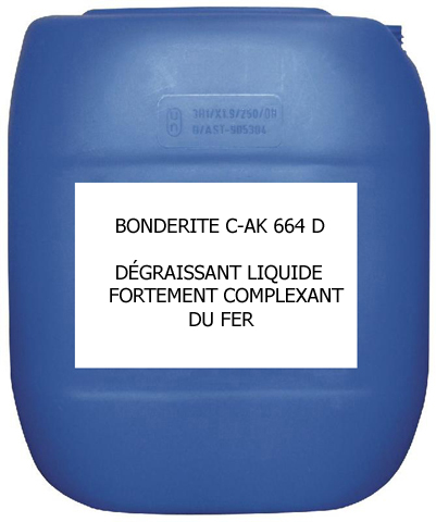 Produit Henkel Bonderite C-AK 664 D - Dégraissant liquide non moussant pour mécanique et métallurgie_0