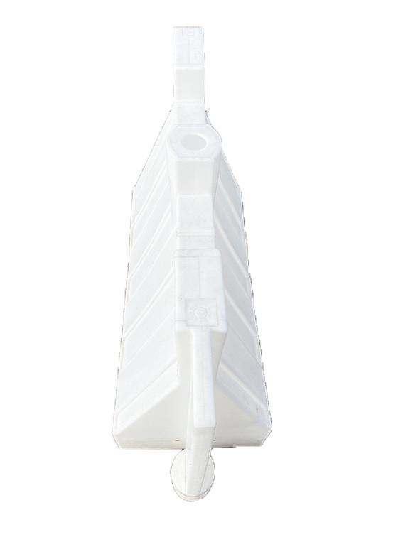 Séparateur de voie lestable blanc et rouge K16 - Résistant aux chocs et températures extrêmes, avec système d'accroche intégré_0