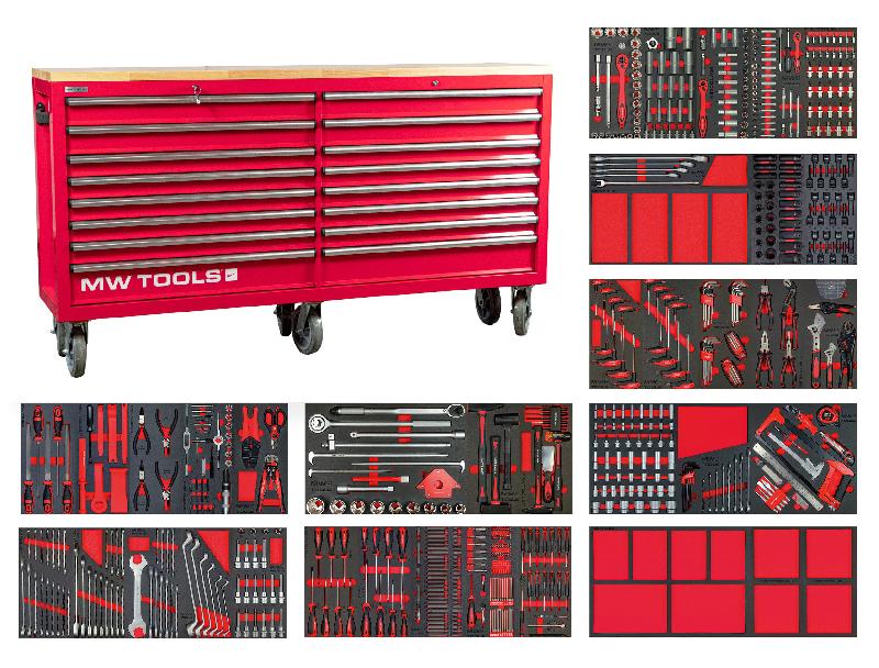 Servante d'atelier complète extra large MEGA XXL 729 outils MW Tools MW Tools MWE799G6A_0
