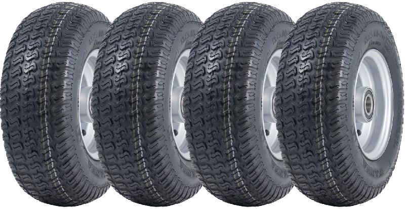 13x5.00-6 Pneus et jantes pour tondeuses à gazon Wanda P332, 20mm Roulements 6304 (Lot de 4)_0