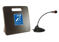 224207 - Boucles magnétiques pour malentendants DEACO - 275 x 250 x 110 mm - Boucle à induction portable avec micro col de cygne_0
