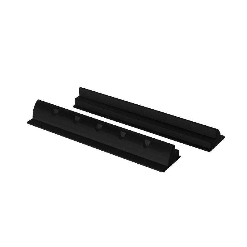 Alcapower Kit De Montage Latéral 2 X 680 Mm Pour Panneaux Solaires Et Systèmes De Fixation Polyvalents, Couleur Noire, Structure Robuste Et Résista_0