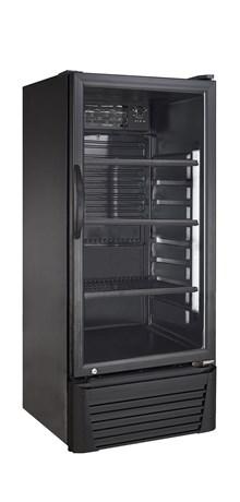 ARMOIRE VITRÉE 1 PORTE 192 L NOIRE