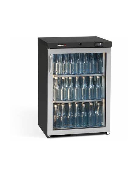 Arrière-bar Gamko 1 porte vitrée inox - Référence : MG3/150RGCS_0