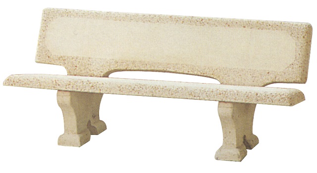 Banc monobloc béton - tradition 411_0