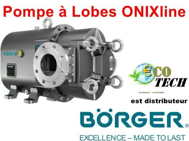 Borger série onixline - pompe à lobes débits de 1 à 135 m³/h pression max 16 bar_0