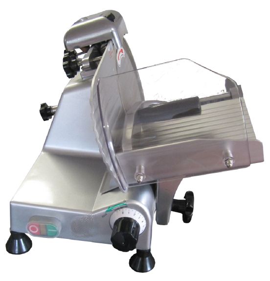 Ceb19acmattranch350 - Trancheuse à viande professionnelle en aluminium anodisé - Lame 350mm_0