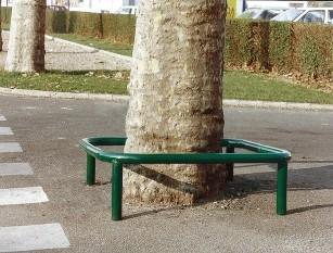 Corset emboîtable - protection pour arbres et lampadaires - acier galvanisé ou peint_0