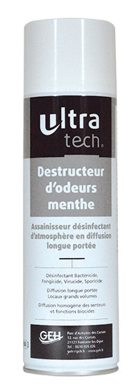 Destructeur d'odeurs désinfectant - Assainisseur d'atmosphère longue portée - Bactéricide, fongicide, virucide_0