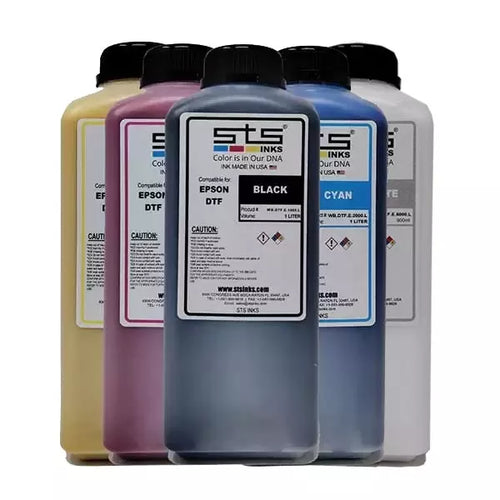 Encre DTF 1L - Haute Qualité - Made in USA - Pour Têtes d'impression Epson - Couleurs assorties et profils ICC disponibles_0