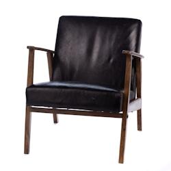 Fauteuil William en   -  Noir Autre Cuir Amadeus 80x65 cm - noir 3520071914725_0