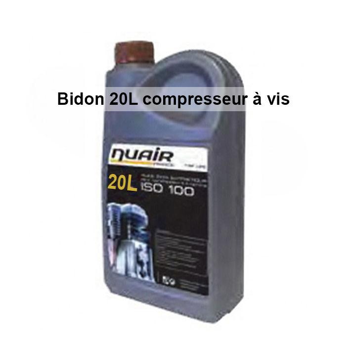 Huile synthétique pour compresseur à vis 20l NUAIR - 11572939_0