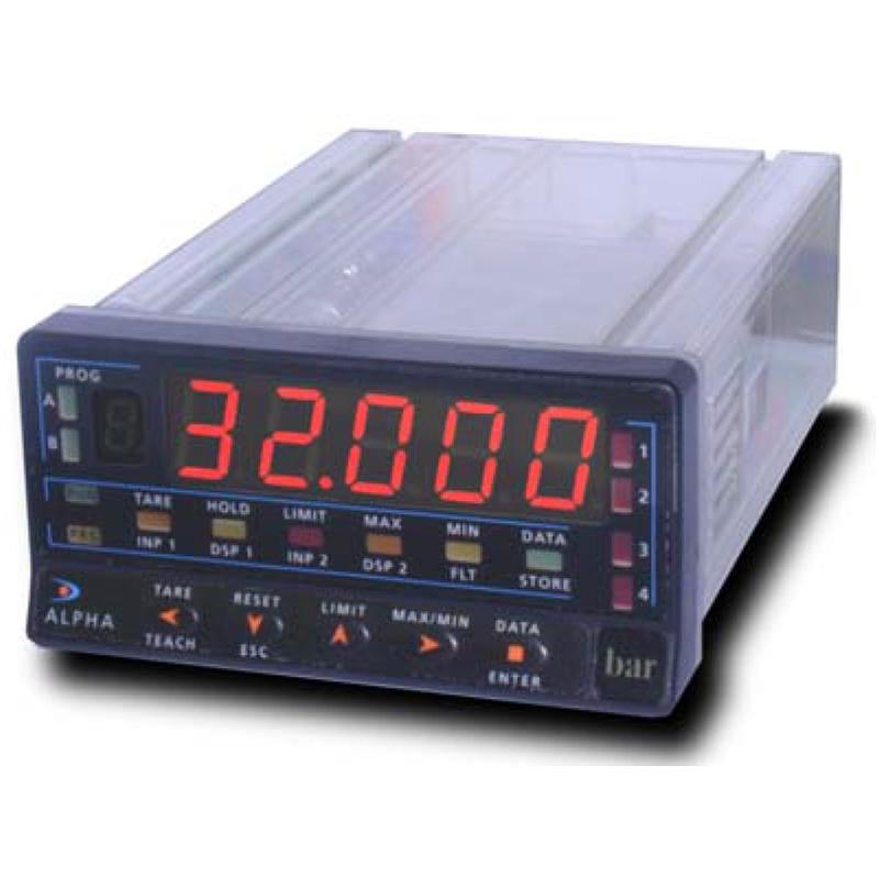 Indicateur de process Alpha-P1 - Série Kosmos - ±10 V DC, ±20 mA - Résolution 24 bits - Afficheur 5 digits rouge 14 mm_0