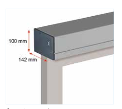 Porte piétonne tormax 2101 / détecteur de mouvement / commande manuelle_1