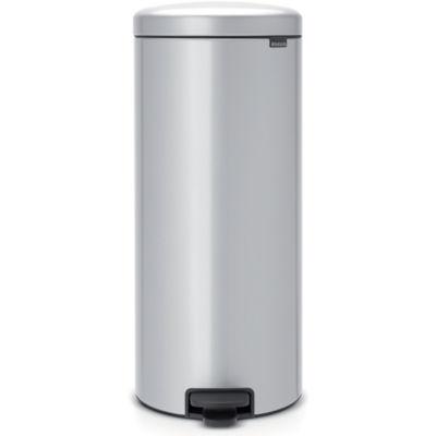 Poubelle NewIcon Brabantia 30 L gris métal_0