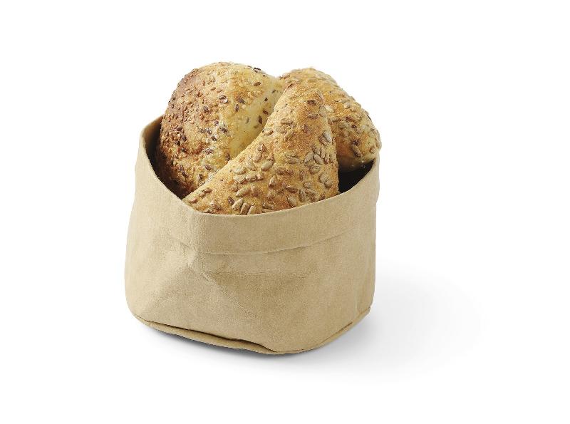 Sac kraft alimentaire beige - 170x170x(H)150 mm - Réf. 429228 - HENDI FOOD SERVICE EQUIPEMENT_0