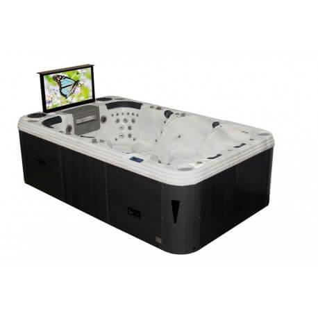 The Theater - Spa portable 8 places 380 x 228 x 116 cm avec téléviseur intégré et 126 jets de massage_0