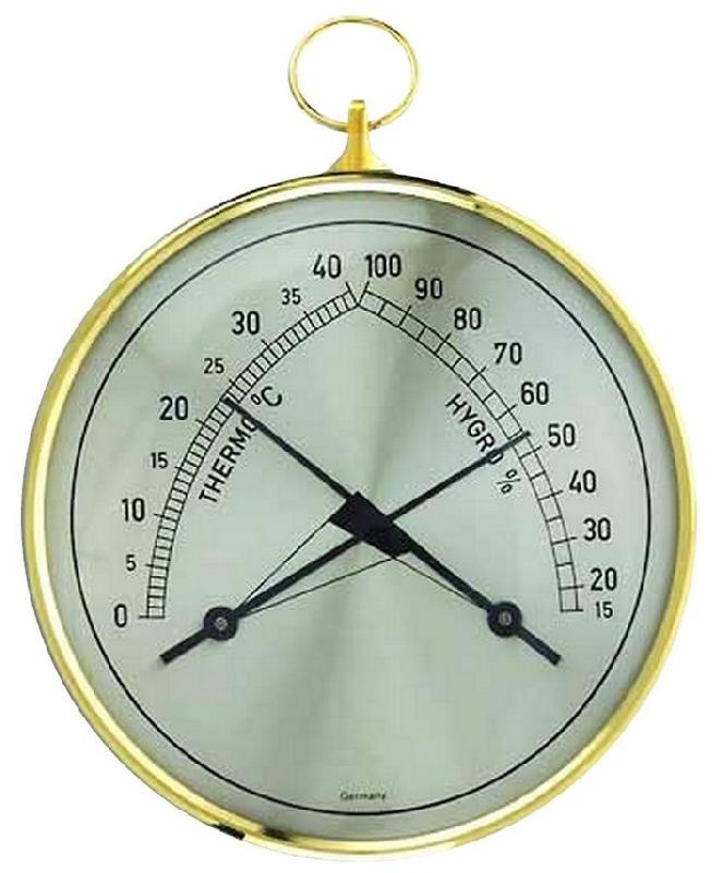 Thermomètre bilame à aiguille - température / hygrométrie mécanique zone #4525t_0