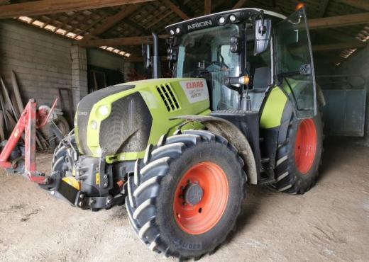 Tracteur agricole Claas Arion 610 CIS - 145CV - Année 2019 - Réf. 37349 - 400h - 4RM - Très bon état_0