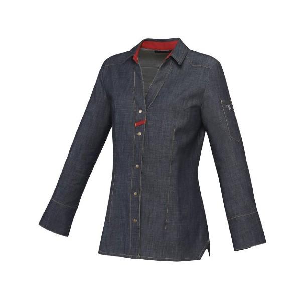 VESTE DE CUISINE FEMME JEANS VERVEINE