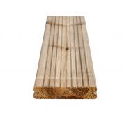 50694156 - Lames de terrasses Pircher en pin imprégné classe 3 - Dimensions 9,5 x 2 x 420 cm avec rainures_0