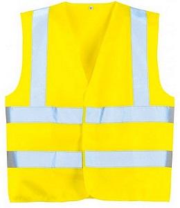 Gilet haute visibilité enfant - Europrotection - EN1150 - bandes rétroréfléchissantes - tailles 4/6, 8/10, 12/14 ans_0