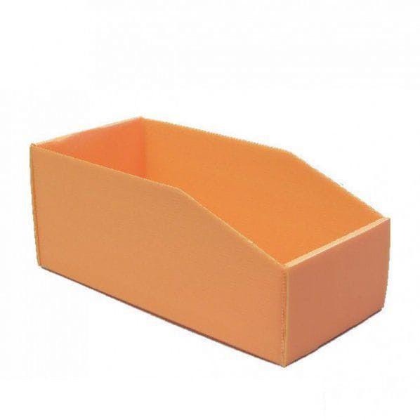 Bac à bec en polypropylène éco - Profondeur 380 mm - Capacité 9 litres - Orange - Résistant aux produits chimiques et graisses_0