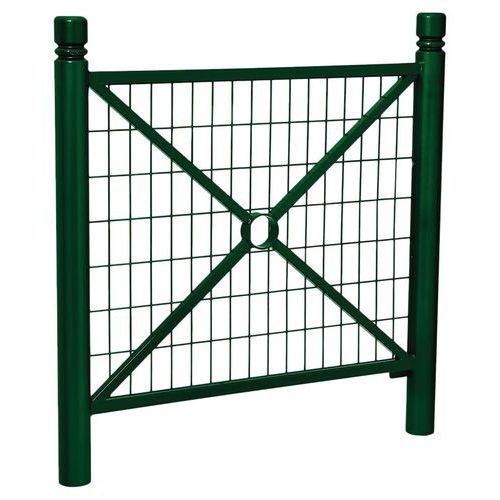 BARRIÈRE PROVINCE GRILLAGÉE 1.07 M CITY - ZINC VERT 6005 - PROCITY