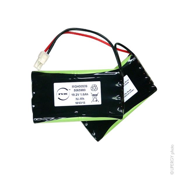 Batterie industrielle NiMH 19.2V 1600mAh - SOMFY - Marque NX_0