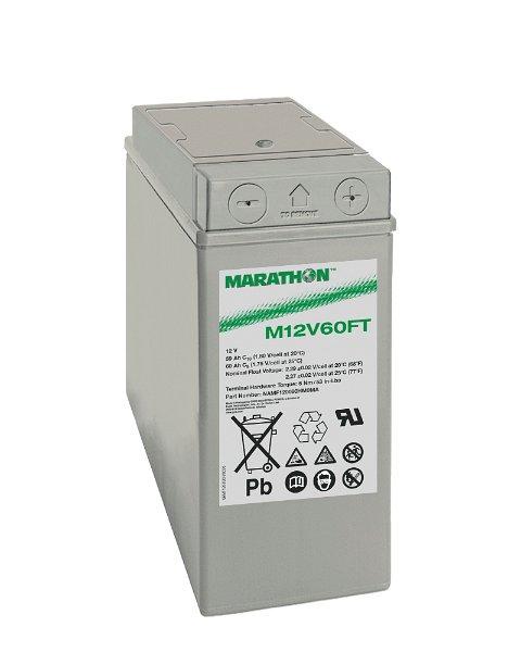 Batterie industrielle Marathon M FT M12V60FT - 12V 59Ah - Front Terminal - M6-M_0