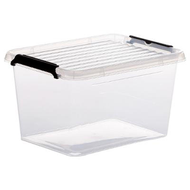 Boîte de rangement clip 2L transparent - Paris Prix - Pratique et astucieux en polypropylène_0