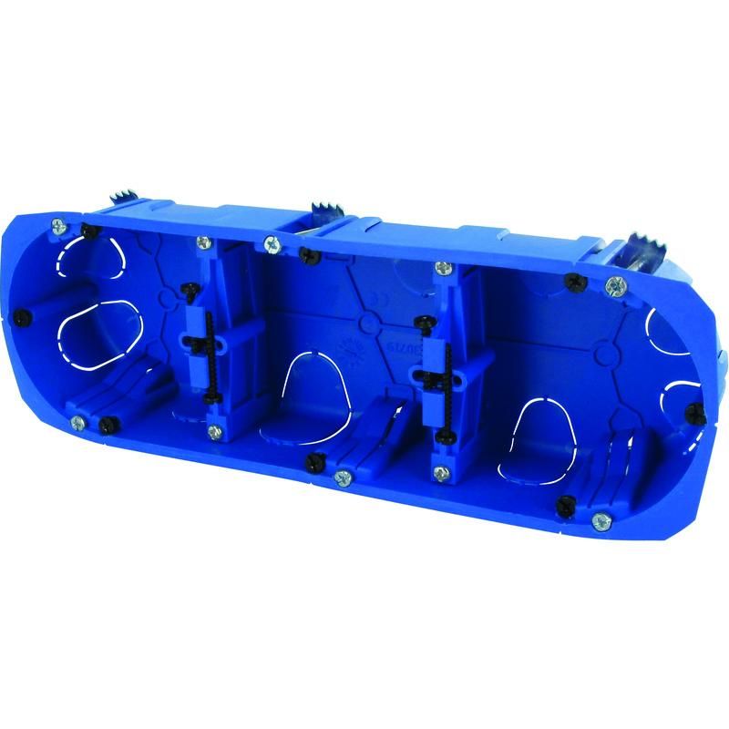 5 Boitiers Double d/'encastrement multimatériaux RT2012 No Air prof 40 ent 71 mm