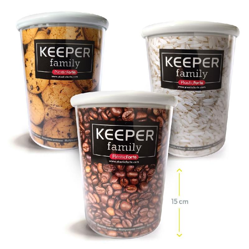 Bouteille multi-usages 1000ml avec couvercle blanc 3un - 6623008_0