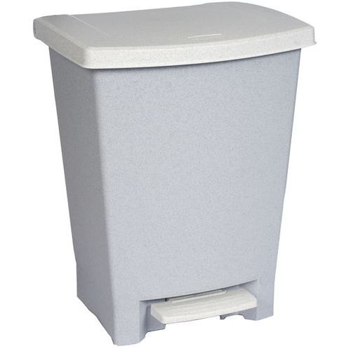 POUBELLE À PÉDALE SANS BAC PLASTIQUE 25 L. - RUBBERMAID
