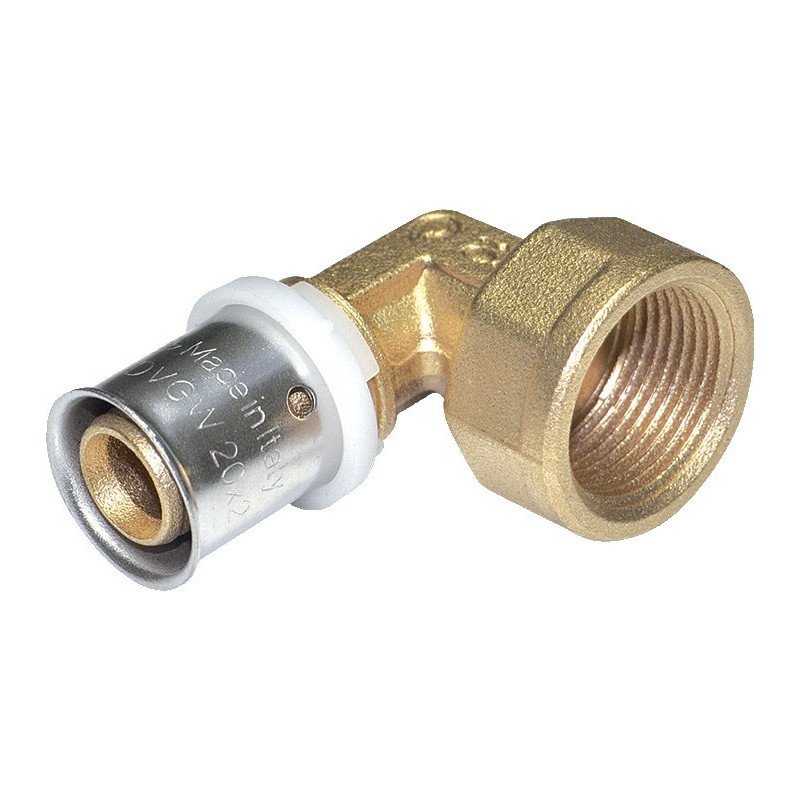 COUDE 90° FEMELLE À SERTIR TYPE H 862 16X2 3/4'' - COMISA - 87.17.164