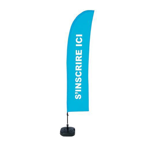 DRAPEAUX ENSEMBLE COMPLET RAPPORT ICI BLEU - SHOWDOWN DISPLAYS