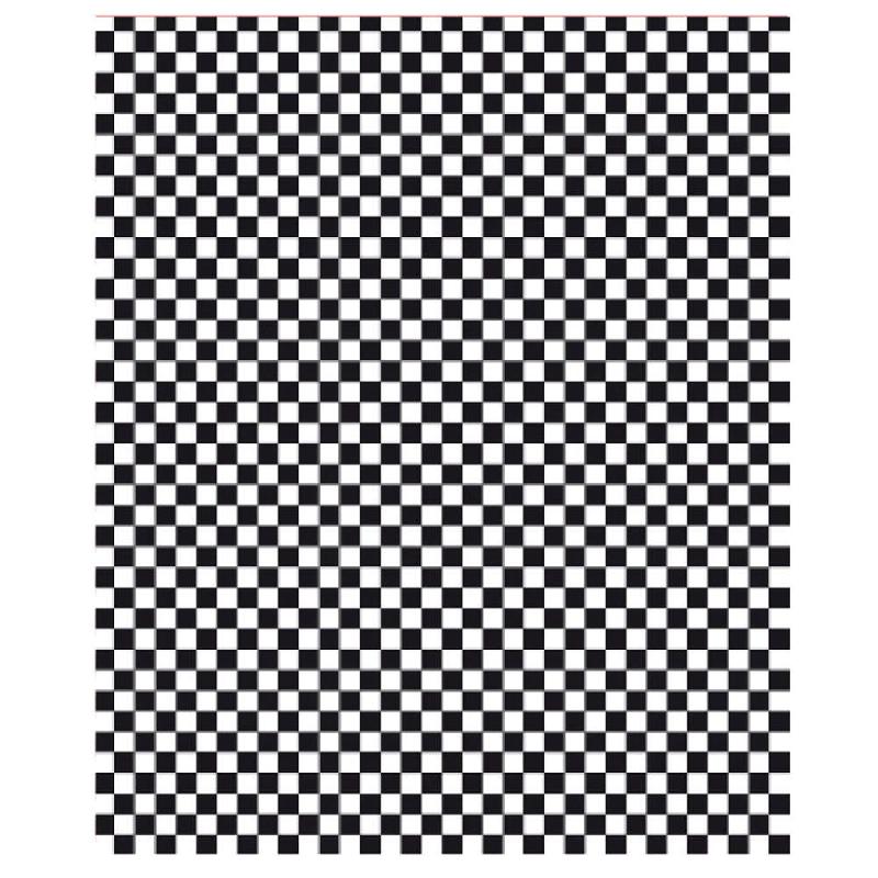 Feuille ingraissable pour burger Damier noir 31x31cm - par 1000_0