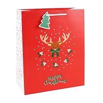 FLOCONS, SAC LARGE 26,5X14X33 CM - ROUGE - LOT DE 12