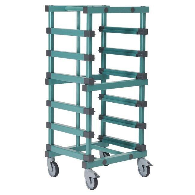 Gastro-Inox Chariot à étagères Rea en plastique avec 6 étagères 640x660x1370mm - plastique 7445908638673_0