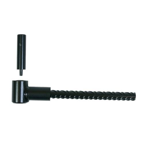GOND POUR PARPAING ACIER NOIR TIGE FER À BÉTON - AXE 16 - 12X165 B2 ING FIXATIONS