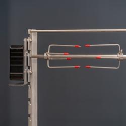 Grill'Chic FESTIF - Rôtissoire ronde 133 cm - Idéal pour des repas conviviaux avec une cuisson uniforme et une grande capacité - gris acier ACBRRO__0