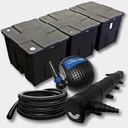 Helloshop26 - Kit:Filtration de Bassin 90000l 72 Watts UVC Stérilisateur Pompe Tuyau 4216468 - 3001746537253_0