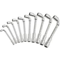 JEU DE 10 CLÉS À PIPE DÉBOUCHÉES 6X6 PANS