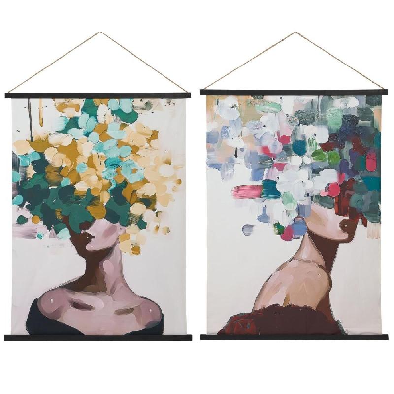 Kakemono Sissi 90x120 cm (1 modèle aléatoire  -  Multicolore Rectangle Tissu Amadeus 120x1.7 cm - multicolore textile 3520071959467_0