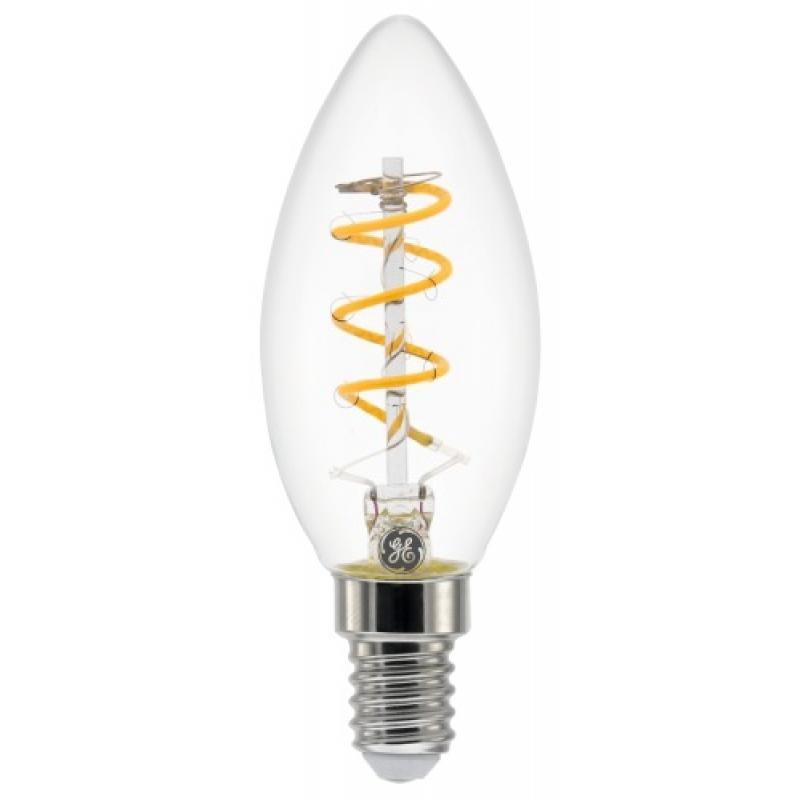 Lampe led fil heliax flamme à filament 3,5 w 2200k e14_0