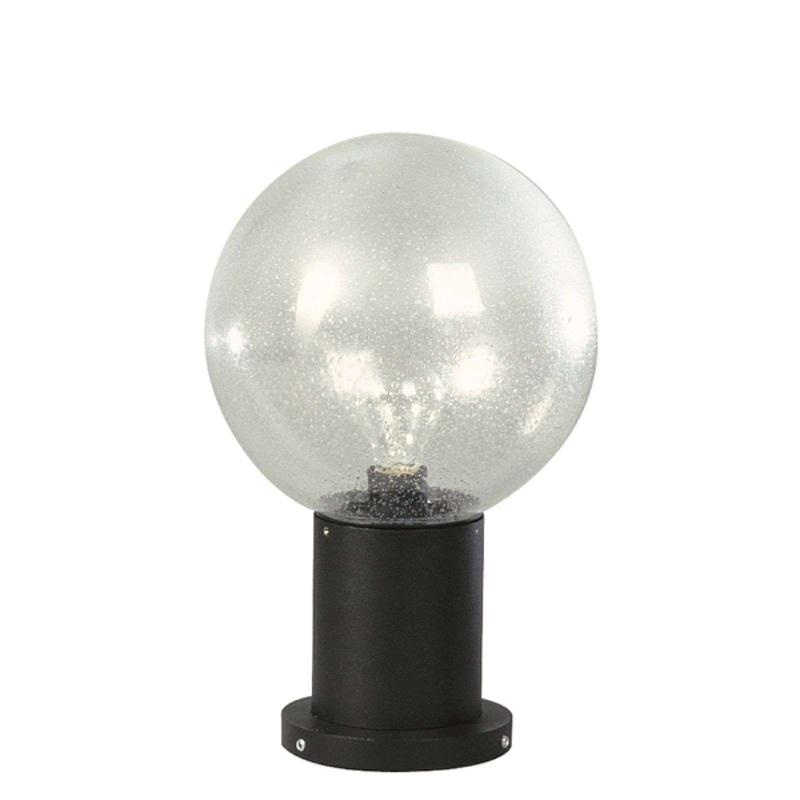 ALBERT LEUCHTEN LUMINAIRE POUR SOCLE II NOIR EN VERRE À BULLES