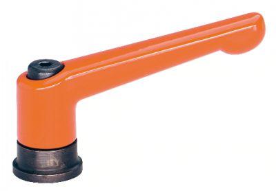 Manette indexable zamac à palier - taraudée - orange RAL 2004 (14-50)_0