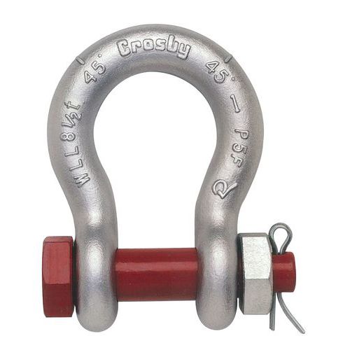 MANILLE LYRE BOULONNÉ GOUPILLÉ HR - FORCE 12000 KG - CROSBY